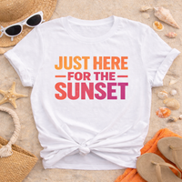 Load image into Gallery viewer, Just Here For The Sunset / Women's Tee